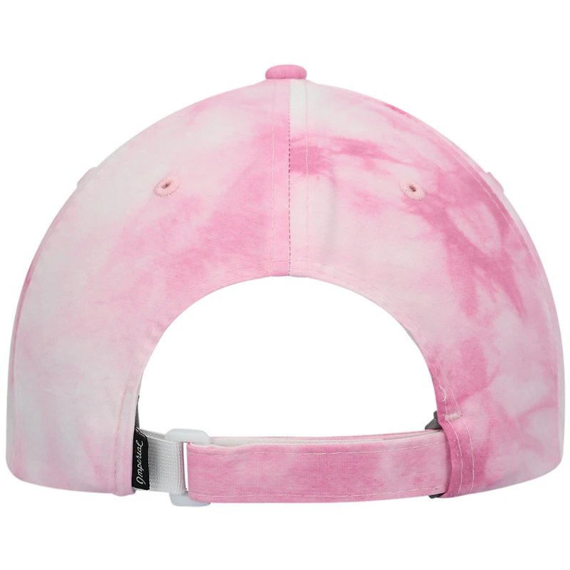 Casquette ajustable teint par nœuds Arnold Palmer Invitational Hullabaloo rose impérial pour homme