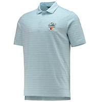 Polo à rayures sur invitation Levelwear Arnold Palmer bleu clair pour hommes