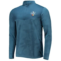 Veste Levelwear Homme Bleu marine Arnold Palmer Invitational Logan Camo Quarter-Zip Jacket