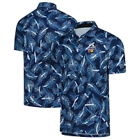 Men's Nike Blue Arnold Palmer Invitational Pine Print Performance Polo