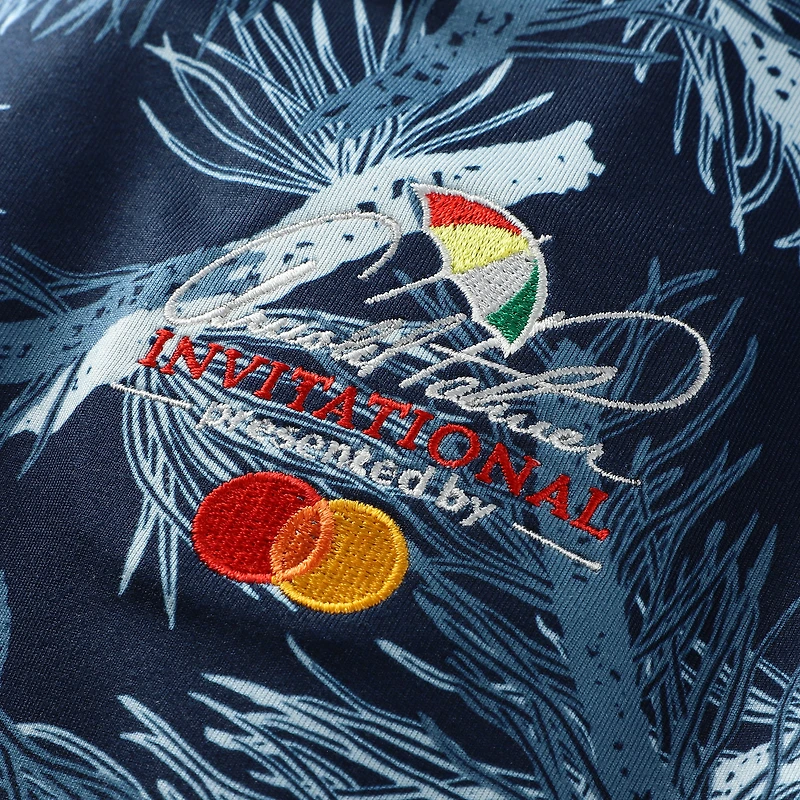 Polo Nike bleu Arnold Palmer Invitational Pine Print Performance pour homme