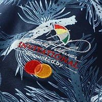 Polo Nike bleu Arnold Palmer Invitational Pine Print Performance pour homme
