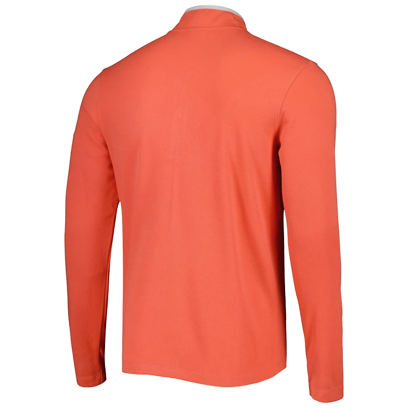 Men's Nike Coral Arnold Palmer Victory Performance Half-Zip Top