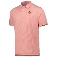 Polo à rayures Nike Arnold Palmer Invitational Player Control Performance pour homme, rouge/blanc