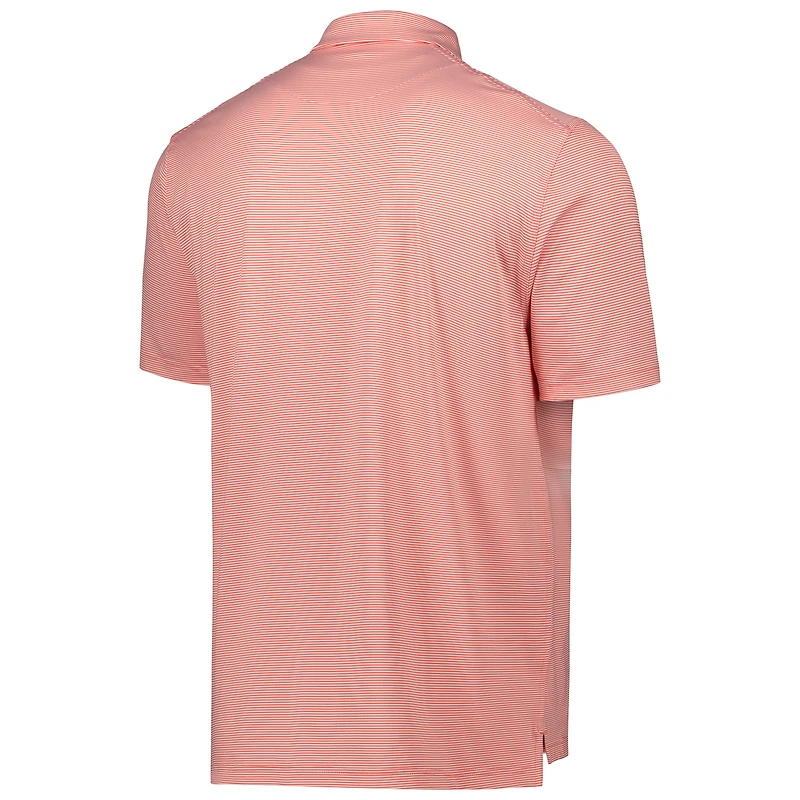 Polo à rayures Nike Arnold Palmer Invitational Player Control Performance pour homme, rouge/blanc