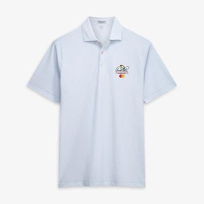 Men's Peter Millar Blue Arnold Palmer Invitational Grant Performance Mesh Polo