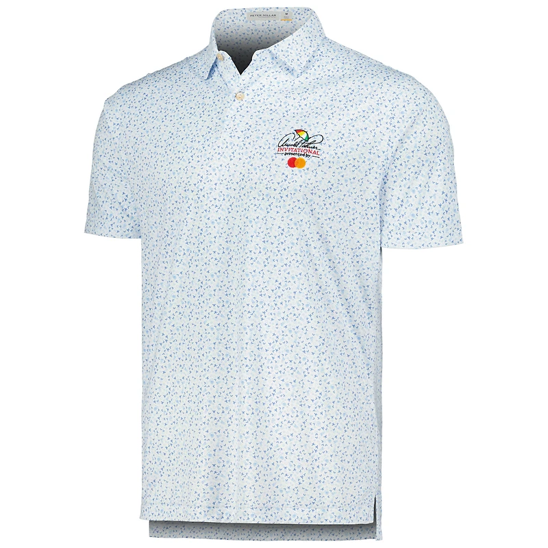 Polo Peter Millar Arnold Palmer Invitational Featherweight blanc pour hommes Quand la vie vous donne des citrons