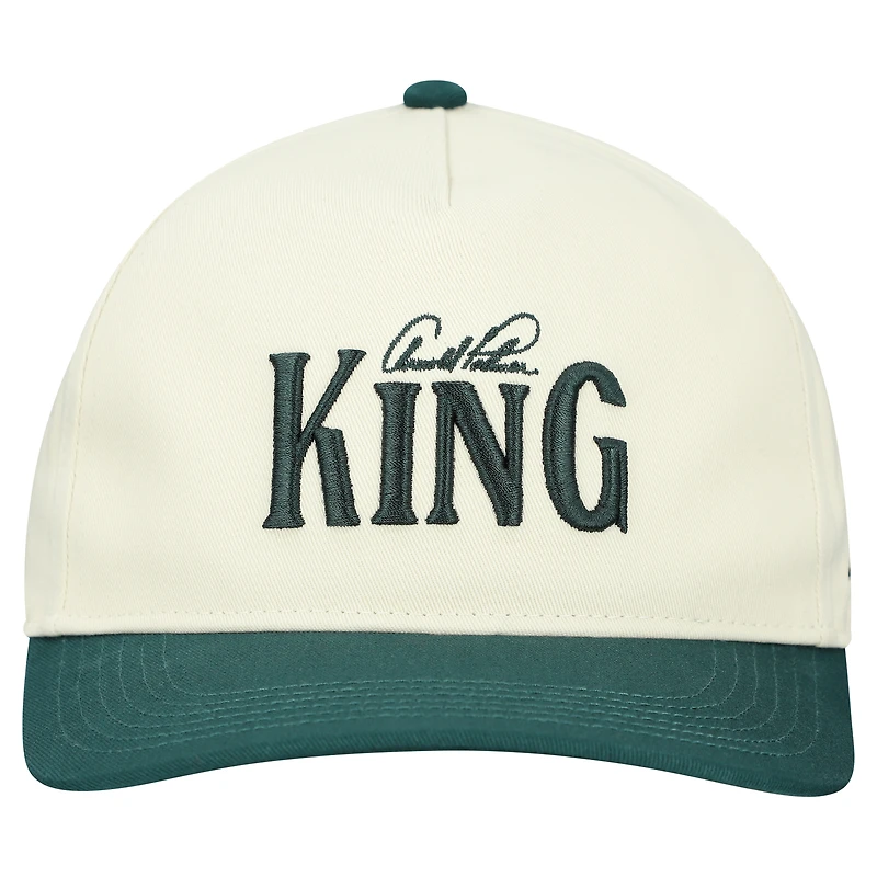 Casquette ajustable Puma crème Arnold Palmer Invitational King pour homme