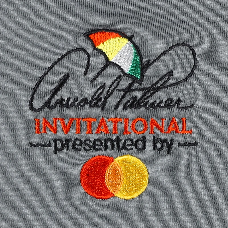 Haut léger à quart de zip pour homme Puma Arnold Palmer Invitational gris