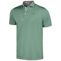 Men's Puma Green Arnold Palmer Invitational Floral Trim MATTR Polo