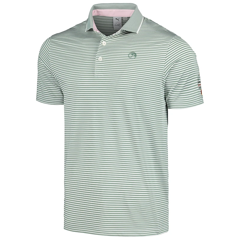Men's Puma Green Arnold Palmer Invitational Traditions MATTR Polo