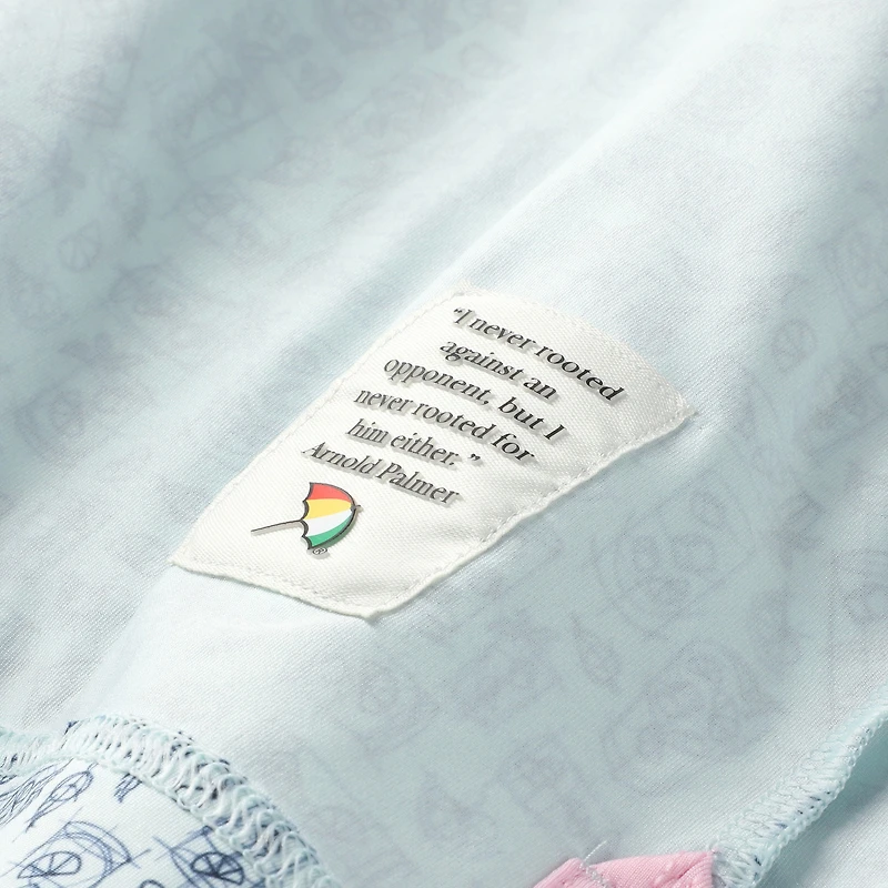 Men's Puma Light Blue Arnold Palmer MATTR Sketch Polo