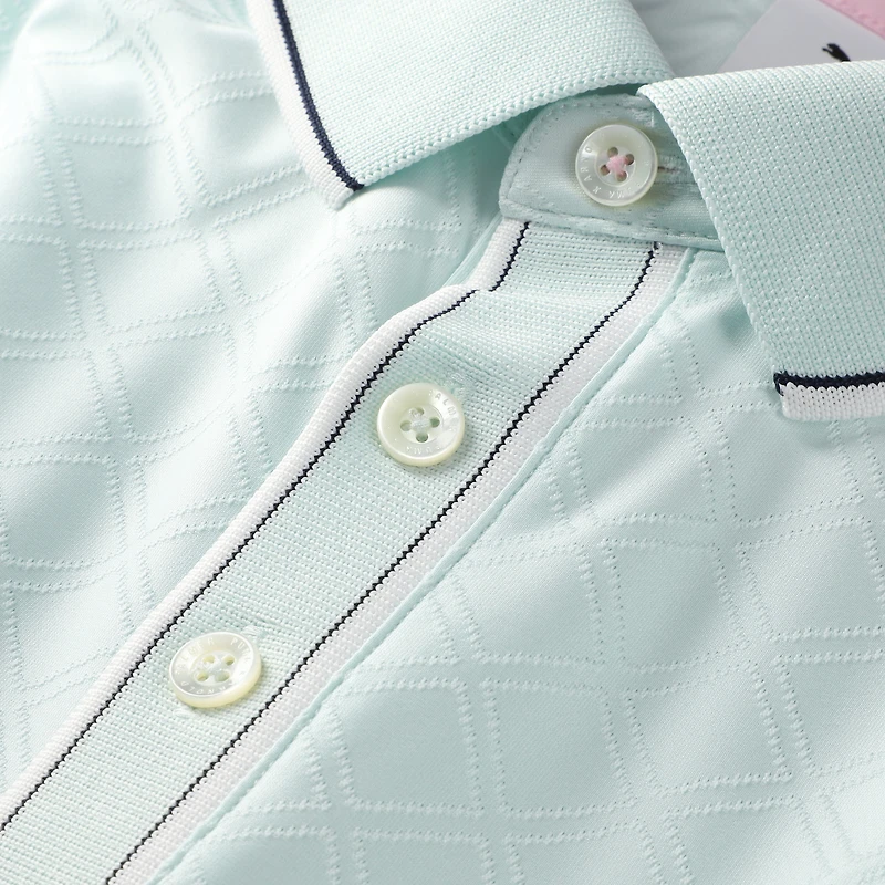 Men's Puma Mint Arnold Palmer Tipped Jacquard Polo
