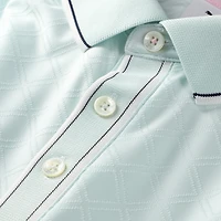 Men's Puma Mint Arnold Palmer Tipped Jacquard Polo