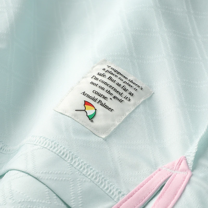 Men's Puma Mint Arnold Palmer Tipped Jacquard Polo