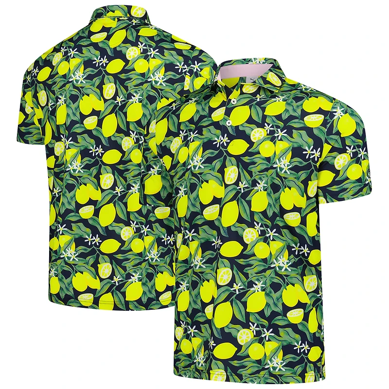 Polo Puma bleu marine Arnold Palmer MATTR Lemon Branch pour homme
