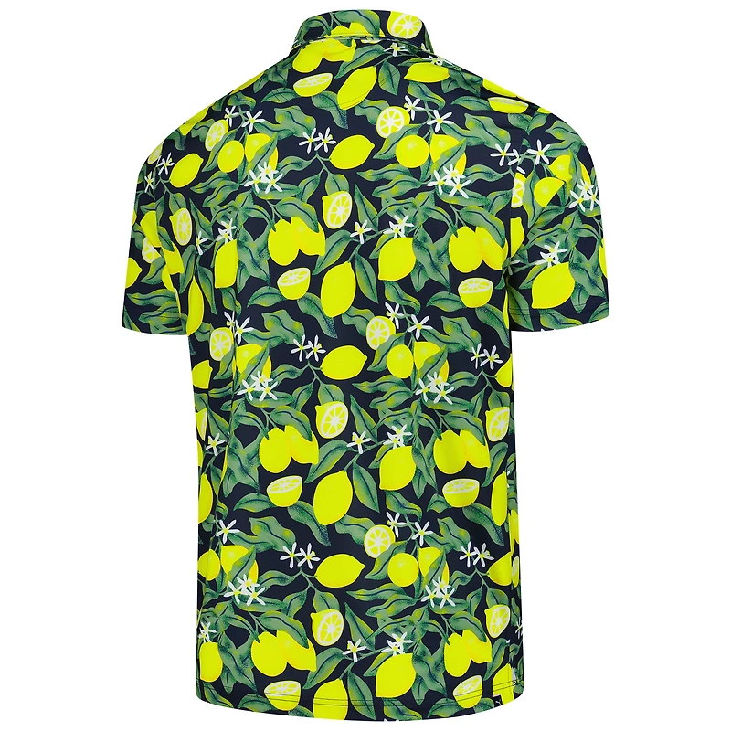 Men's Puma Navy Arnold Palmer MATTR Lemon Branch Polo