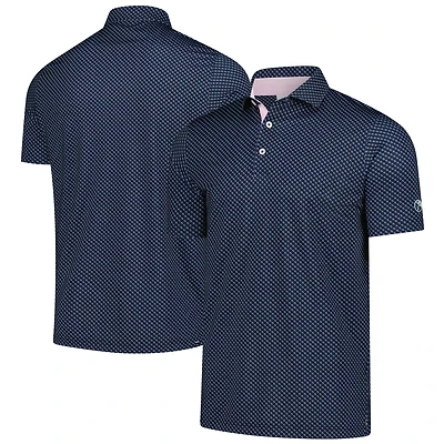 Polo Puma bleu marine Arnold Palmer MATTR Micro Umbrellas imprimé pour homme