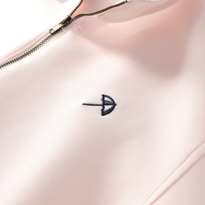 Pull-over Puma rose Arnold Palmer Invitational CLOUDSPUN à quart de zip pour homme