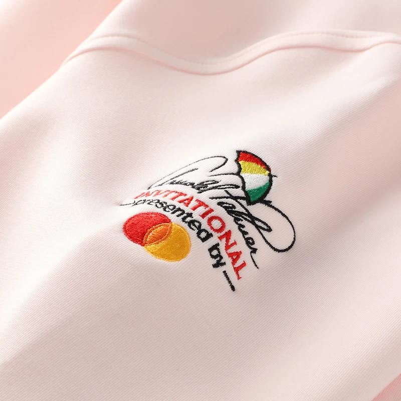 Pull-over Puma rose Arnold Palmer Invitational CLOUDSPUN à quart de zip pour homme