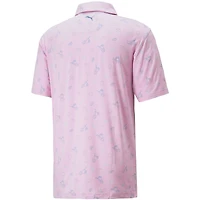 Men's Puma Pink Arnold Palmer Invitational Contender CLOUDSPUN Polo