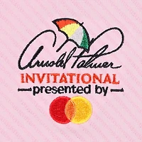 Men's Puma Pink Arnold Palmer Invitational Jacquard Stripe MATTR Polo