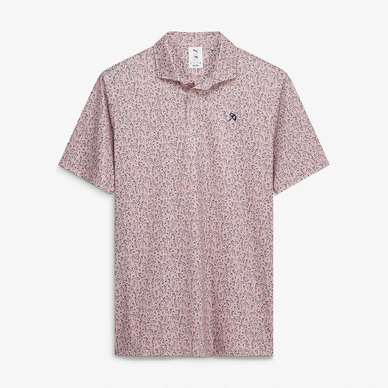 Men's Puma Pink Arnold Palmer Invitational MATTR Saga Polo