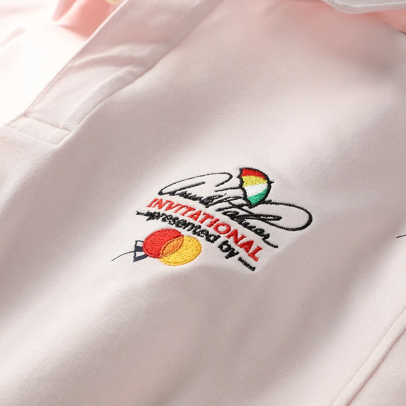 Polo Puma rose Arnold Palmer Invitational pour homme, en modal et mélange de trois matières.