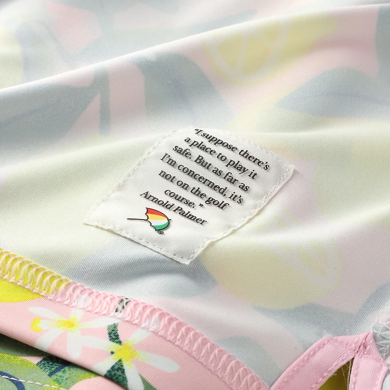 Polo Puma rose Arnold Palmer MATTR Lemon Branch pour homme