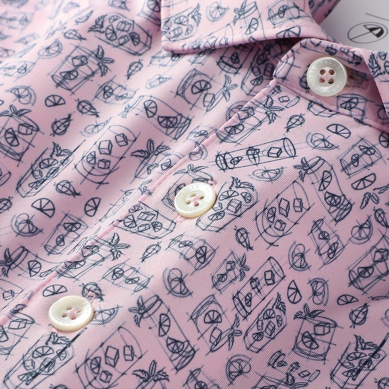 Men's Puma Pink Arnold Palmer MATTR Sketch Polo
