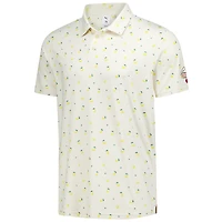 Men's Puma White Arnold Palmer Invitational CLOUDSPUN Lemon Polo