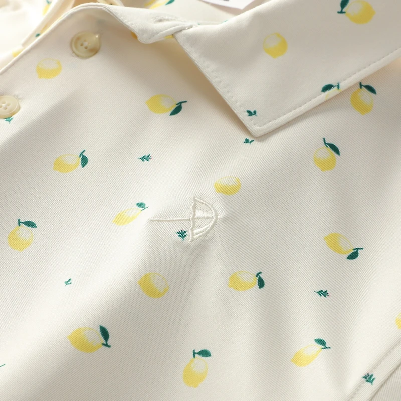 Men's Puma White Arnold Palmer Invitational CLOUDSPUN Lemon Polo