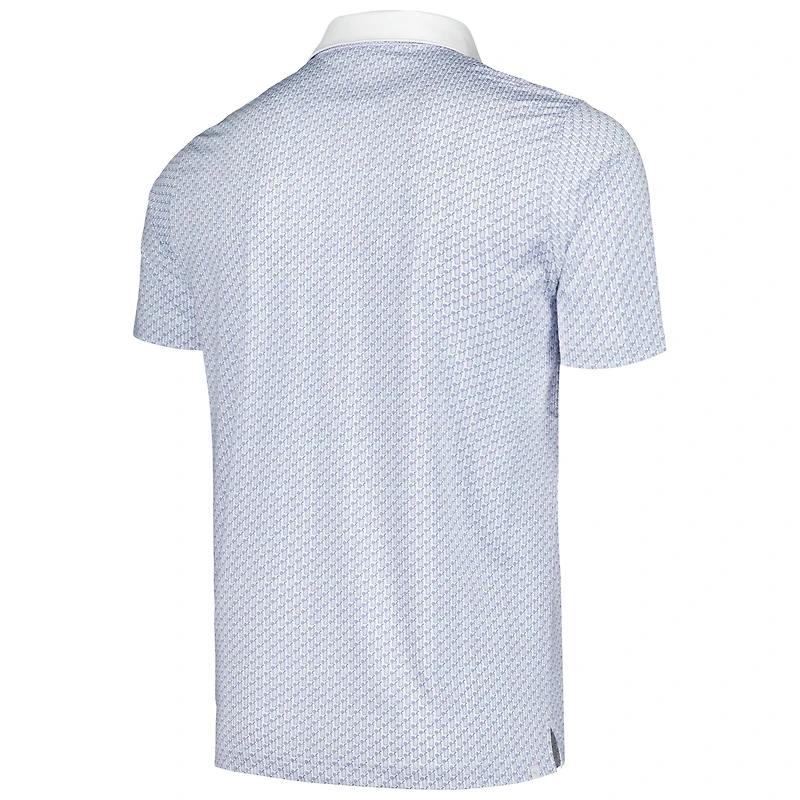 Men's Puma White Arnold Palmer Invitational Iced Tea MATTR Polo