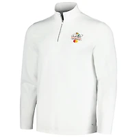 Men's Puma White Arnold Palmer Invitational Lightweight Quarter-Zip YOU-V Jacket