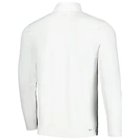 Men's Puma White Arnold Palmer Invitational Lightweight Quarter-Zip YOU-V Jacket
