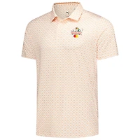 Polo Puma blanc Arnold Palmer Invitational MATTR à festons pour homme