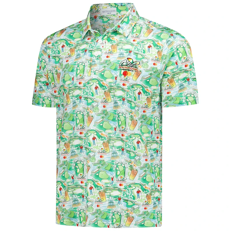 Polo conversationnel vert Smith & Quinn Arnold Palmer Invitational Teddy pour homme