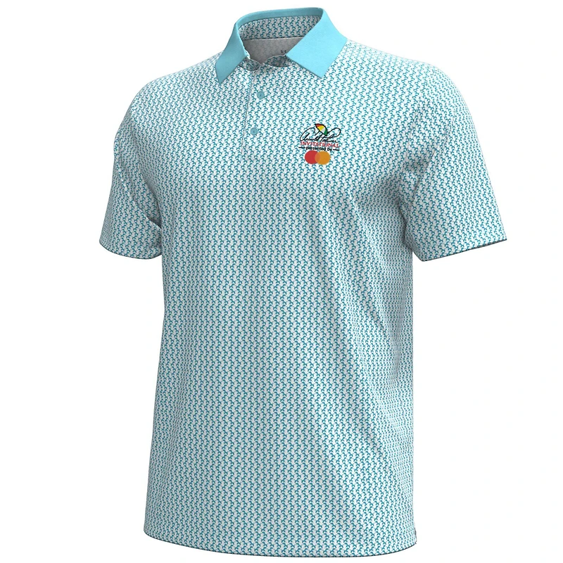 Men's Under Armour  Blue Arnold Palmer Invitational Playoff 3.0 Crane Print Polo