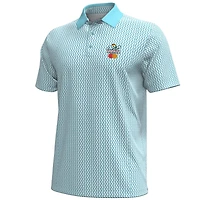 Men's Under Armour  Blue Arnold Palmer Invitational Playoff 3.0 Crane Print Polo