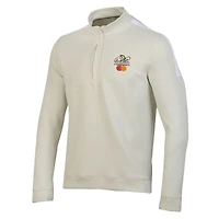 Under Armour Arnold Palmer Invitational Tour Tips - Haut pull à fermeture éclair pour homme crème