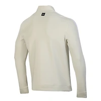 Under Armour Arnold Palmer Invitational Tour Tips - Haut pull à fermeture éclair pour homme crème