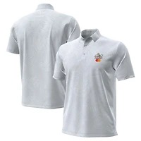 Polo Under Armour gris Arnold Palmer Invitational Playoff Tropical Jacquard pour homme