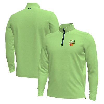 Pull Under Armour vert Arnold Palmer Invitational Aura Heather à quart de zip pour homme