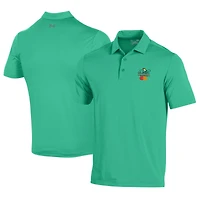 Men's Under Armour  Pink Arnold Palmer Invitational T2 Green Polo