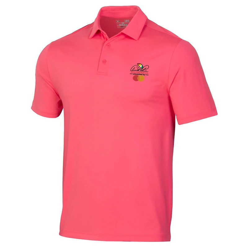 Polo vert Arnold Palmer Invitational T2 Under Armour pour homme