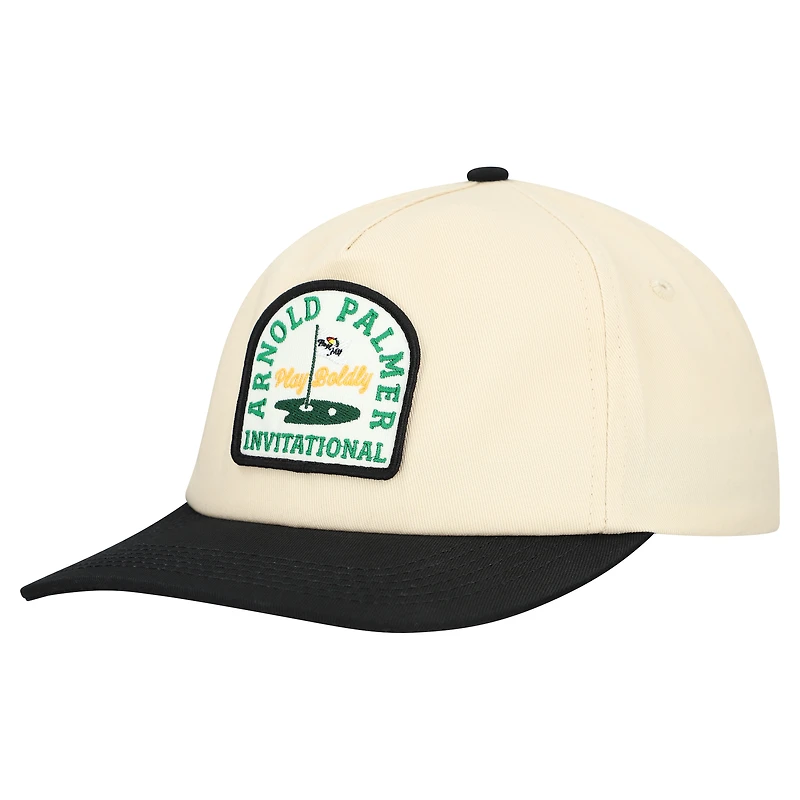 Unisex Barstool Golf Cream Arnold Palmer Invitational Five-Panel Snapback Hat