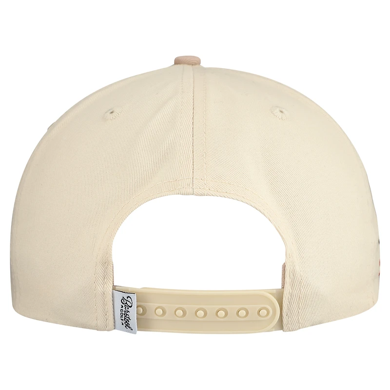 Casquette unisexe Barstool Golf Cream Arnold Palmer Invitational Rope Retro Snapback
