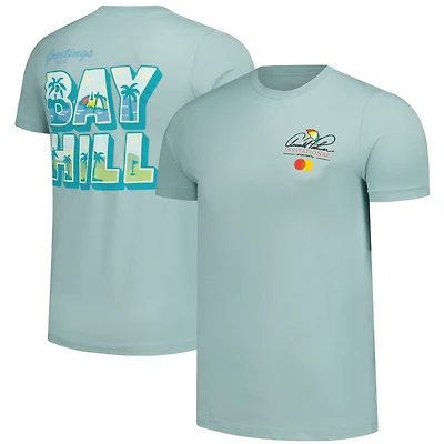 T-shirt unisexe Flomotion Green Arnold Palmer Invitational Greetings From Bay Hill