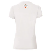Women's Ahead  White Arnold Palmer Invitational Vista V-Neck T-Shirt