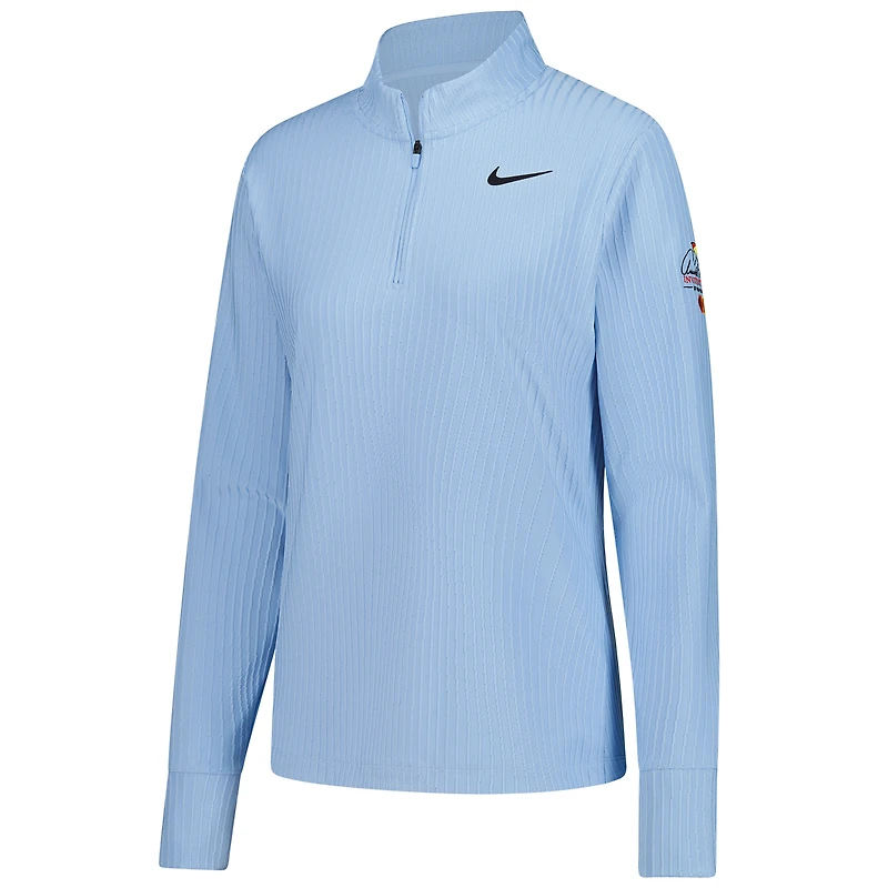 Women's Nike  Light Blue Arnold Palmer Invitational Tour Performance Quarter-Zip Pullover